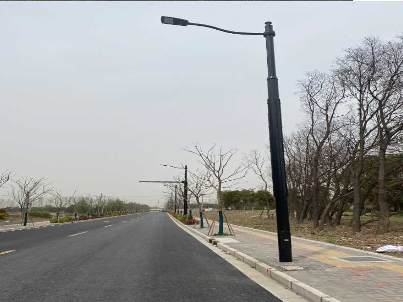 新竹县上海综合杆 太阳能路灯工程